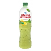 Холодный чай "Святой Источник зеленый со вкусом лимона" (газ/0.5 л./1 уп./12 шт./ПЭТ) 